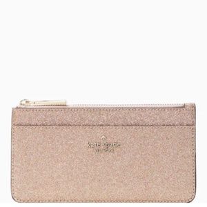 Kate Spade Rose Gold Sparkle Wallet